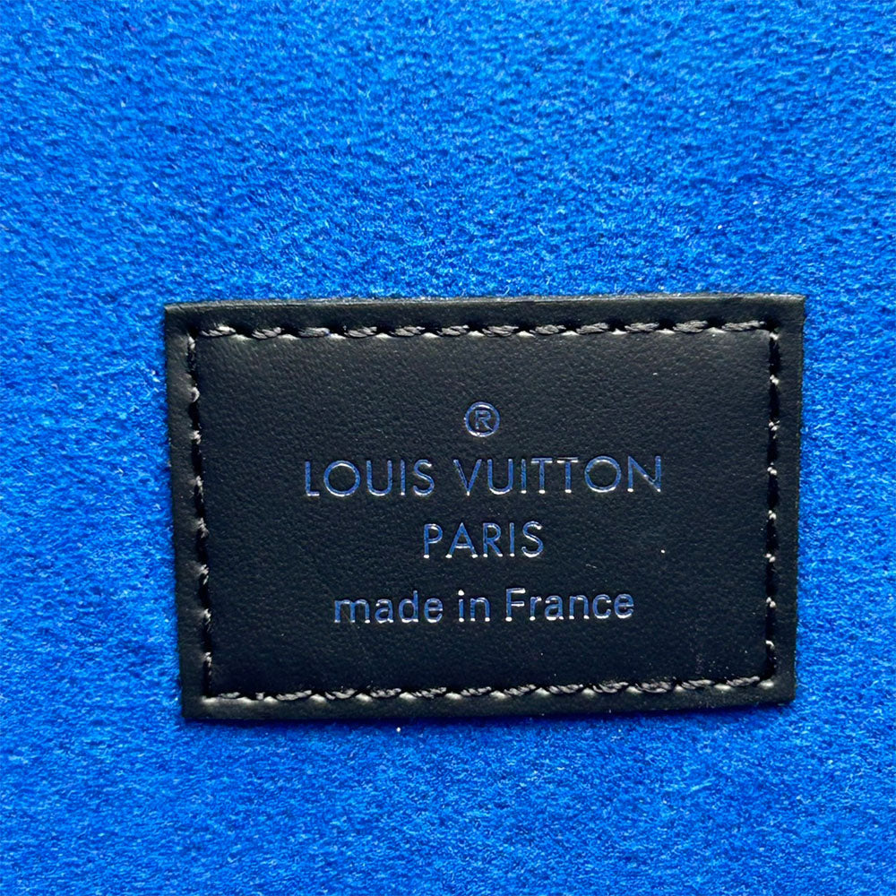 LOUIS VUITTON business bag N60255 Damier Grafitte black Alpha Triple Pouch unisex(Unisex)