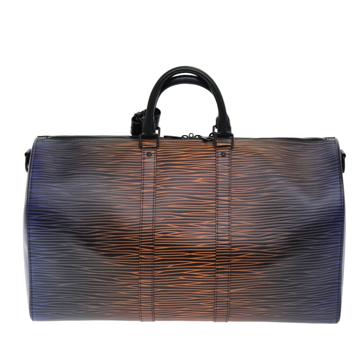 LOUIS VUITTON Epi XL Keepall Bandouliere 50 Boston Bag Black M23174 Auth 82746S