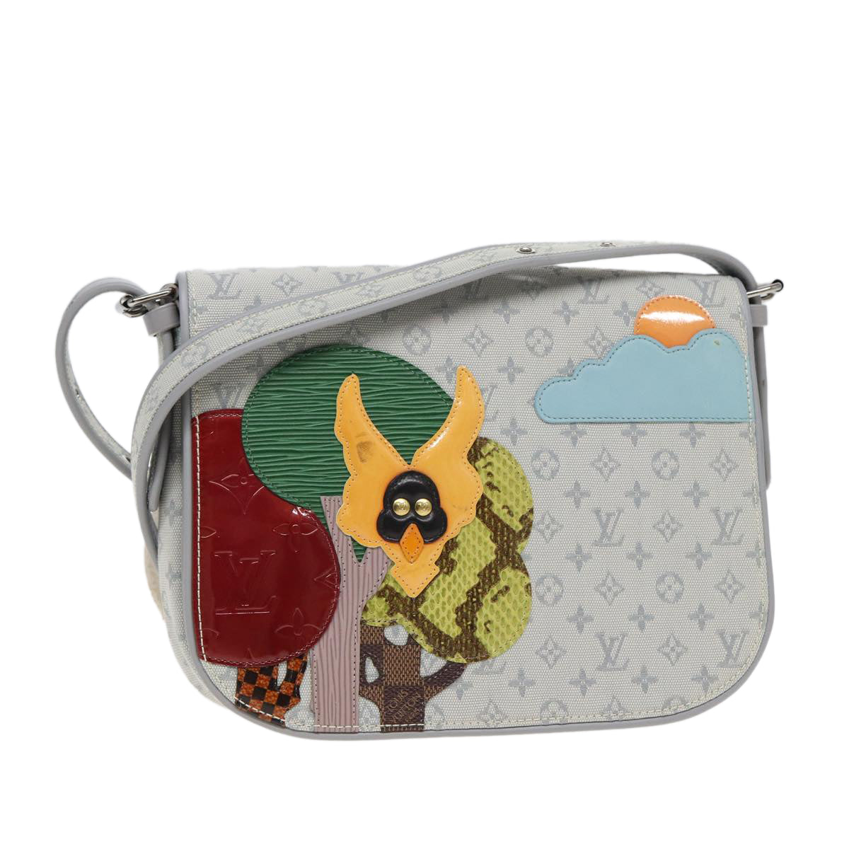 LOUIS VUITTON Monogram Mini Mtte Comte De Fe Shoulder Bag M92279 Auth 82759