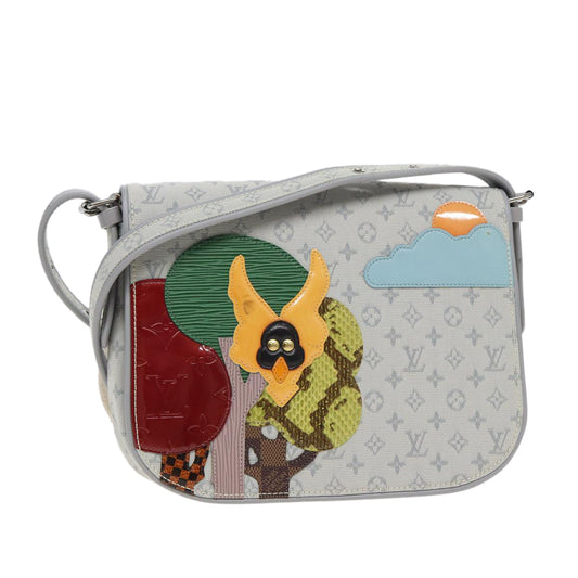 LOUIS VUITTON Monogram Mini Mtte Comte De Fe Shoulder Bag M92279 Auth 82759