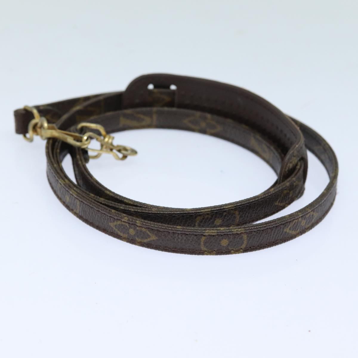 LOUIS VUITTON Monogram Shoulder Strap 46.5" LV Auth 82773