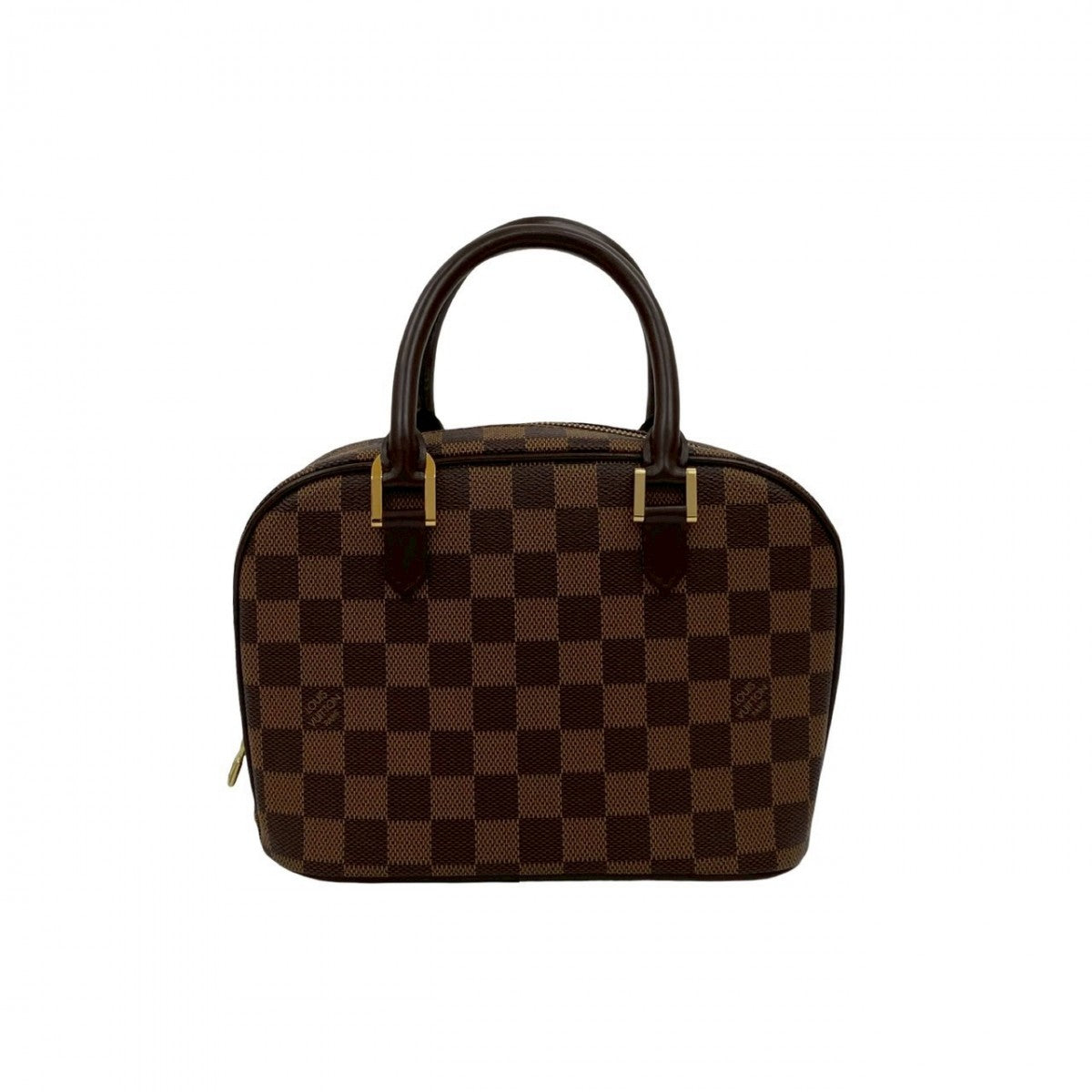 LOUIS VUITTON Handbag leather Brown Damier Saria Mini