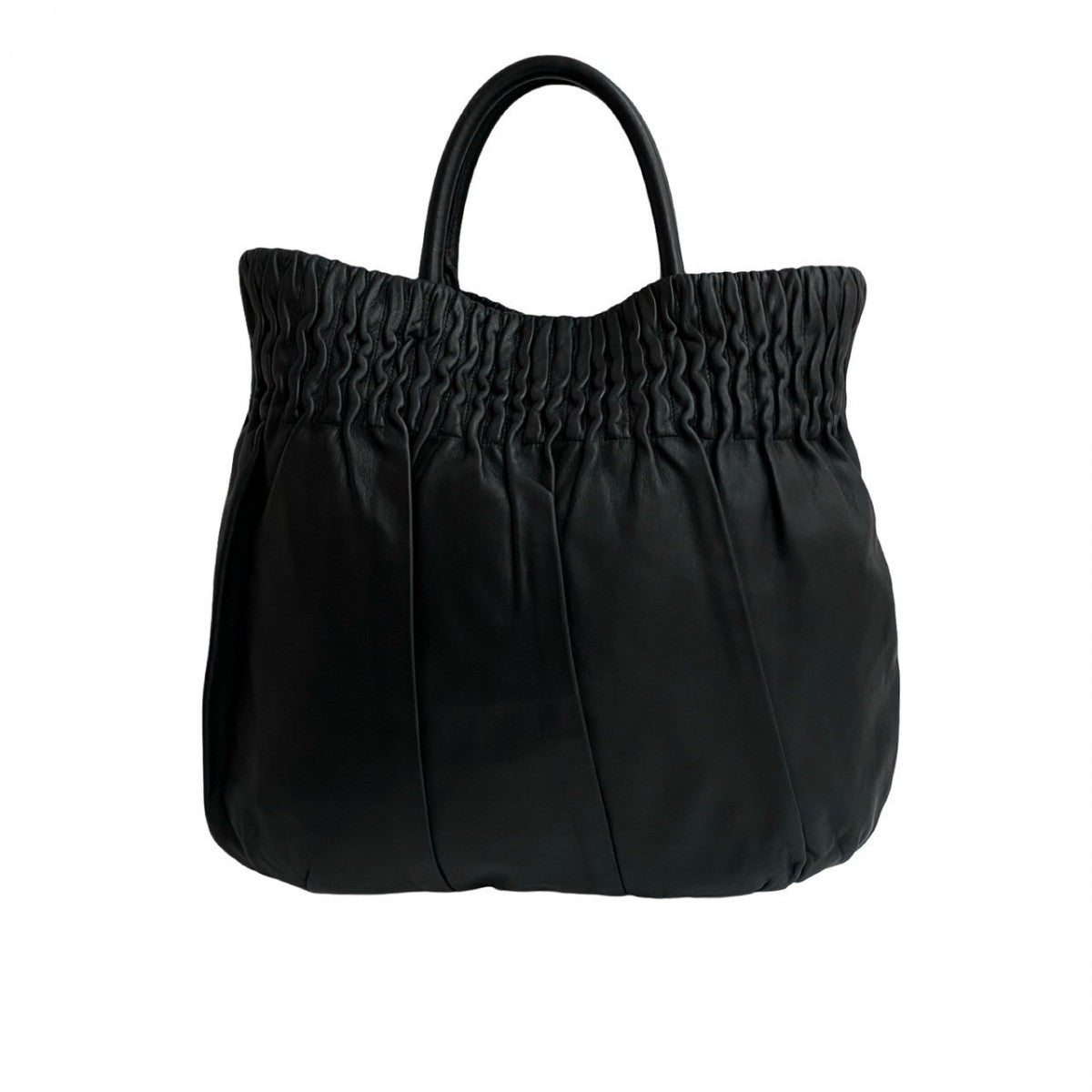 PRADA Shoulder Bag leather black - Style 7