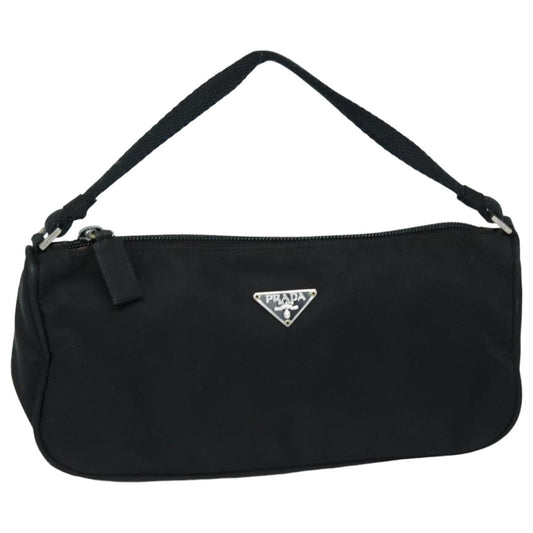 PRADA Accessory Pouch Nylon Black Auth Luxury Handbag