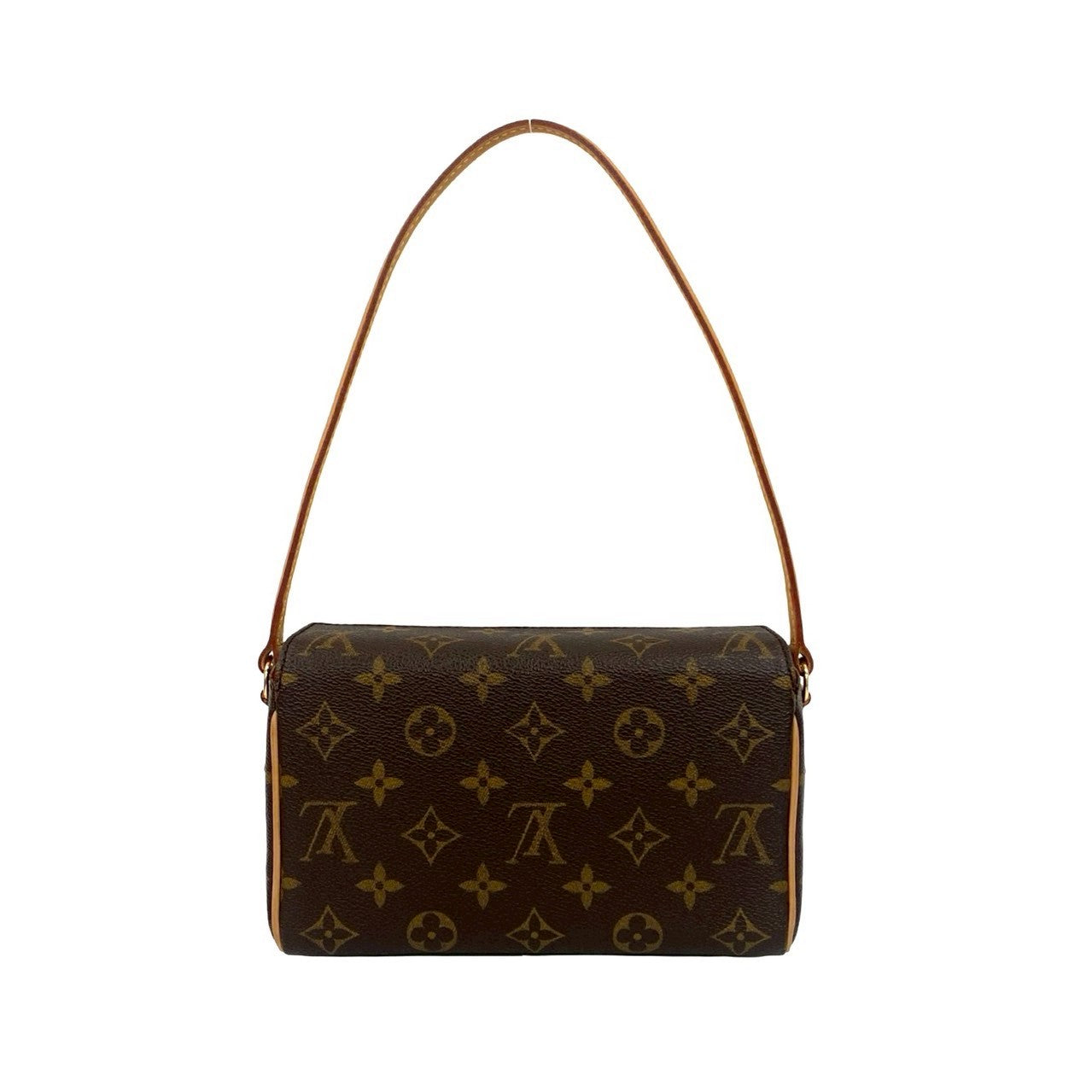 LOUIS VUITTON Shoulder Bag leather Brown Monogram Recital