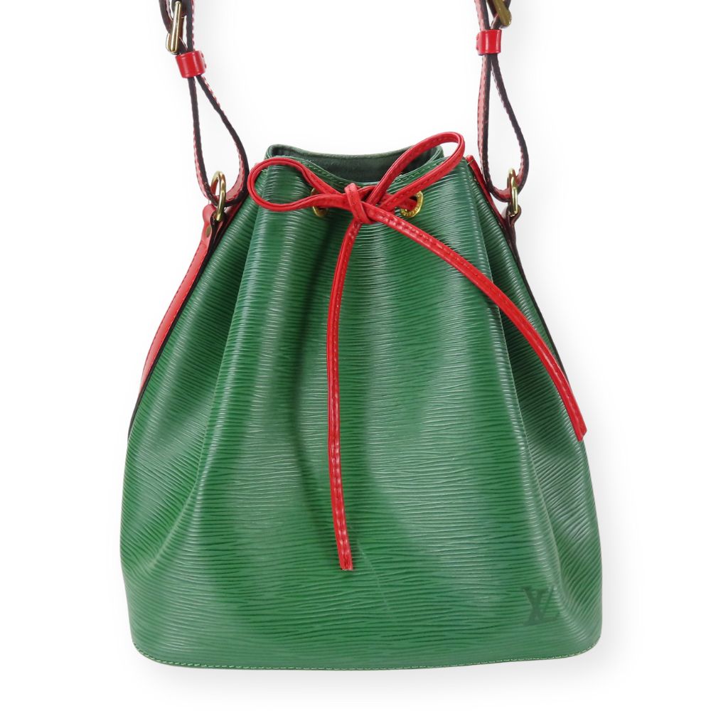 LOUIS VUITTON Shoulder Bag Epi Leather green Petit Noe