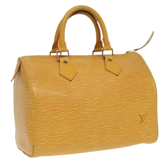 LOUIS VUITTON Epi Hand Bag Tassili Yellow M43019 LV Auth 83025