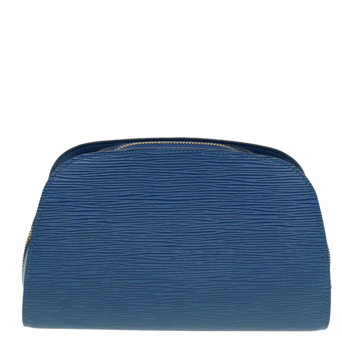 LOUIS VUITTON Epi Dauphine GM Pouch Blue M48435 LV Auth 83030