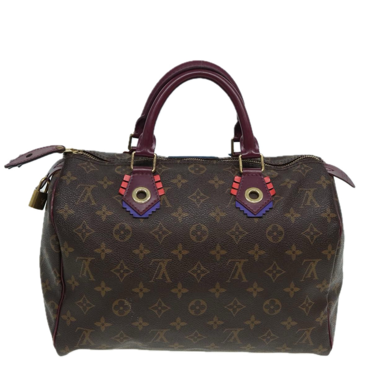 LOUIS VUITTON Monogram Totem Hand Bag M41666 LV Auth 83082