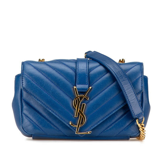 Saint Laurent Baby ChaÃÂ®ne Monogram Leather Shoulder Bag