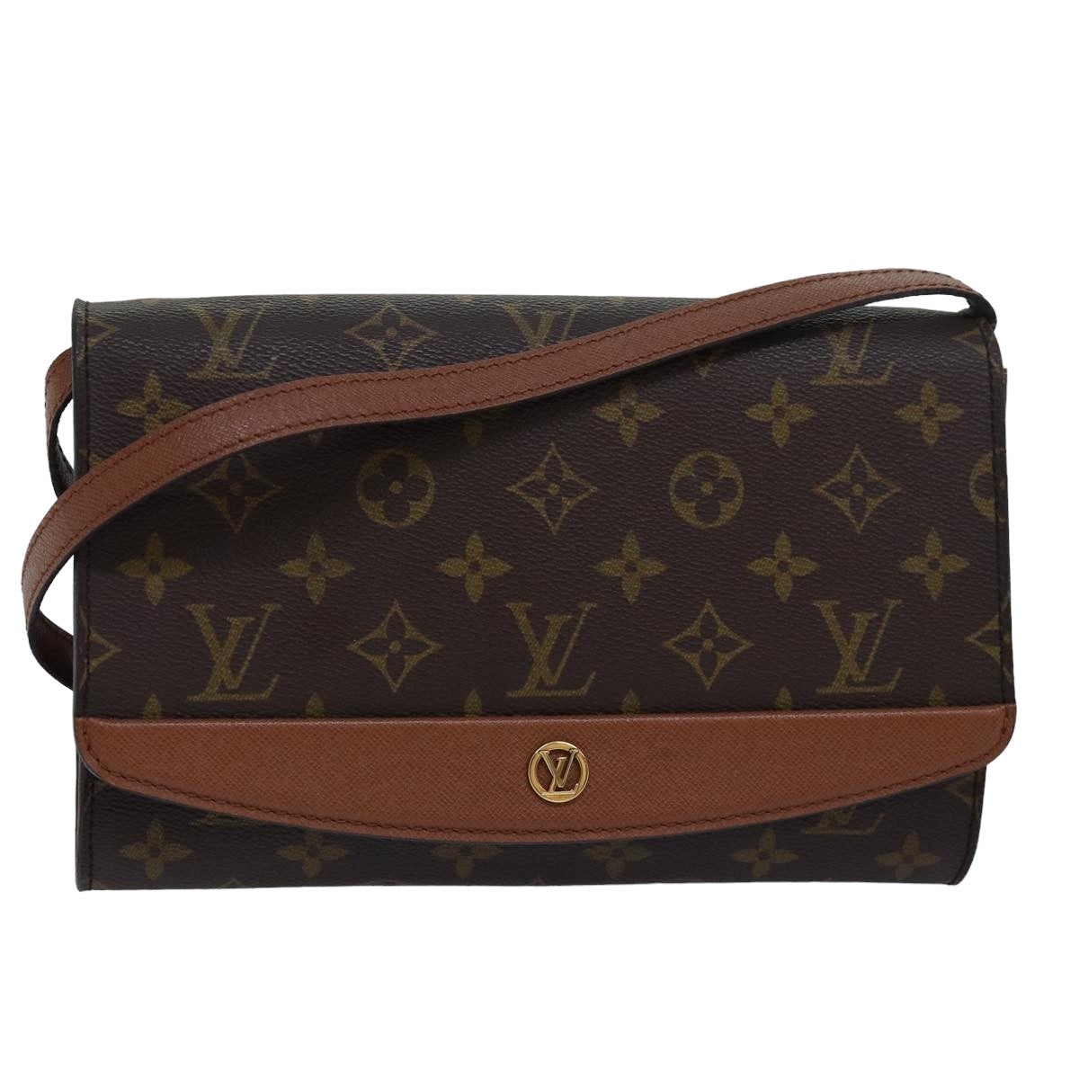 LOUIS VUITTON Monogram Bordeaux 24 Shoulder Bag M51798 LV Auth 83302