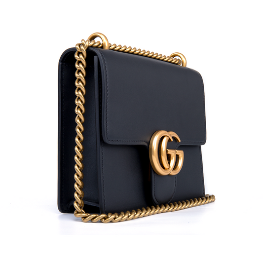 Gucci Monogram Chain Leather Crossbody