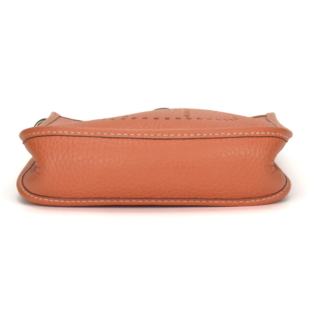 HERMES Shoulder Bag Togo pink Evelyn TPM Women