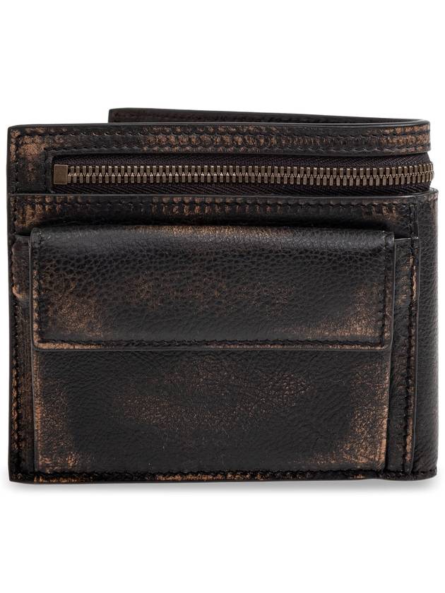Luxury Balenciaga Trending 2026 Luxury Balenciaga Trending 2026 Leather Wallet With Logo, Men's, Brown
