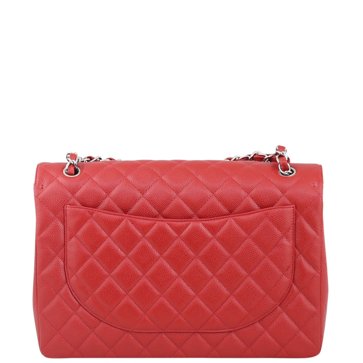 Chanel Classic Single Flap Maxi (red) | Red