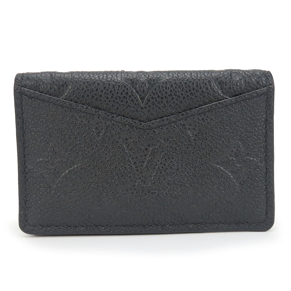 LOUIS VUITTON Card Case Monogram Ann Platt Noir Devisit Unveil Cult unisex(Unisex)