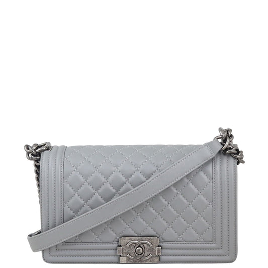 Chanel Boy Old Medium | Grey