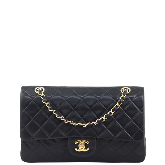 Chanel Classic Double Flap Medium | Black Quilted Lambskin
