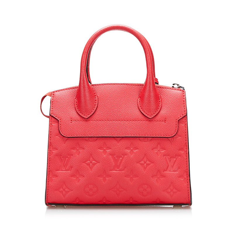 Louis Vuitton Monogram Implant Punch Mini Handbag Shoulder Bag 2WAY M41747 Poppetal Leather Louis Vuitton