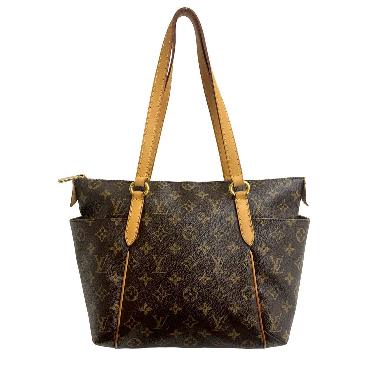 LOUIS VUITTON Tote Bag leather Brown Monogram Totally PM