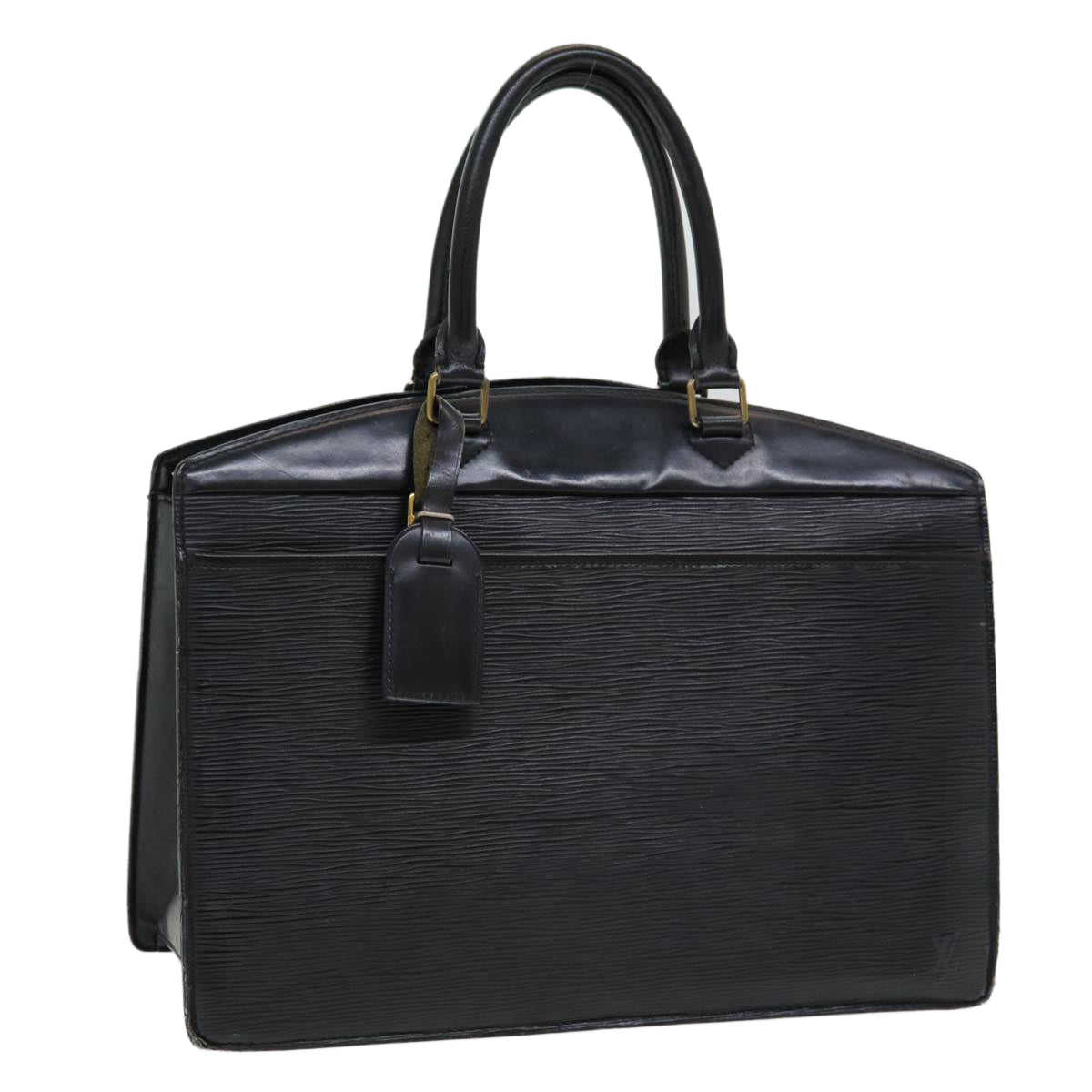 LOUIS VUITTON Epi Riviera Hand Bag Noir Black LV Auth