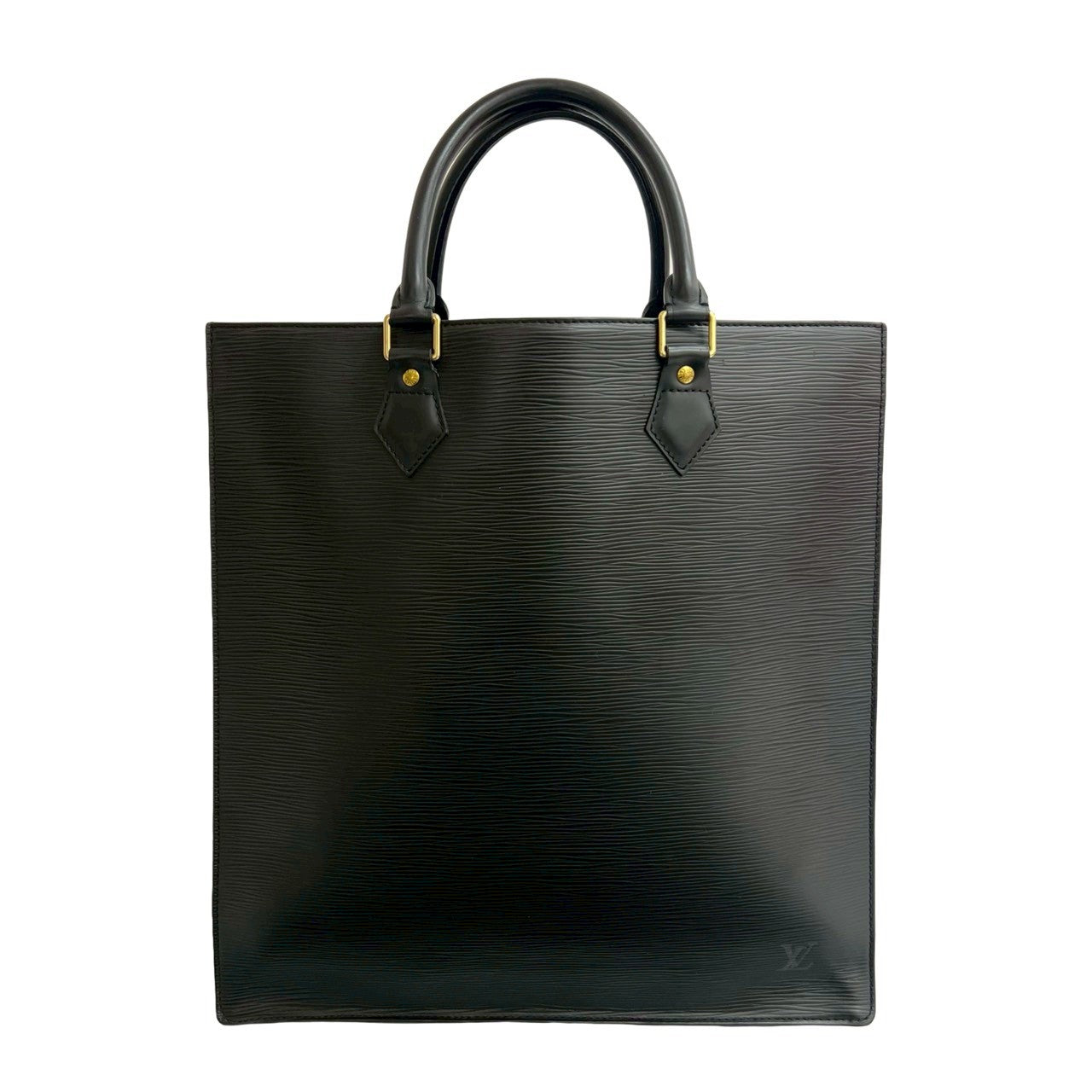  LOUIS VUITTON Handbag Epi Leather black Epi Sac Plat