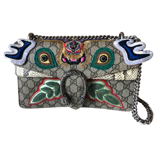 Gucci dionysus beige cloth handbag