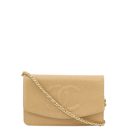 Chanel Timeless Wallet on Chain | Butterscotch