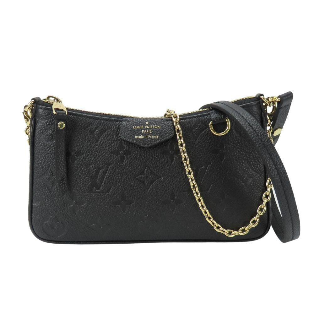 LOUIS VUITTON Shoulder Bag Monogram Ann Platt Noir easy pouch Women