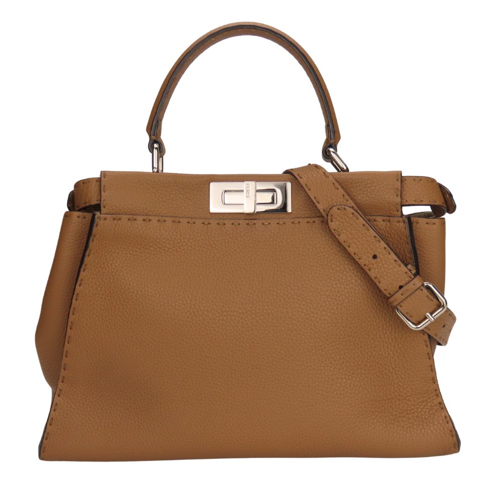 Fendi Peekaboo Celeria Leather 2way Bag