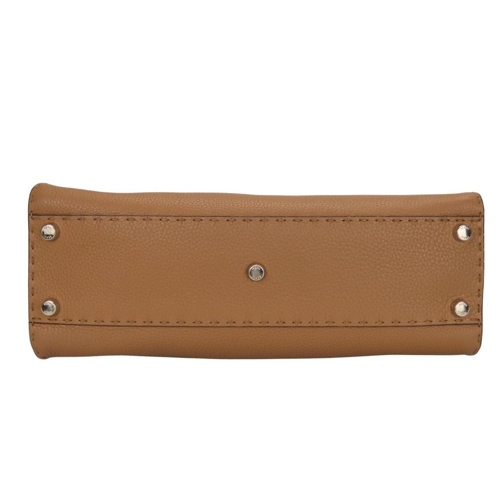 Fendi Mamma Bucket Velour Enamel Shoulder Bag