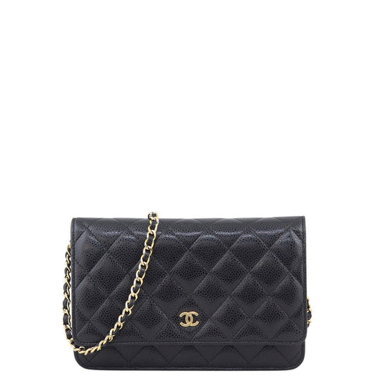 Chanel Classic Wallet on Chain | Gold Tone Hardware