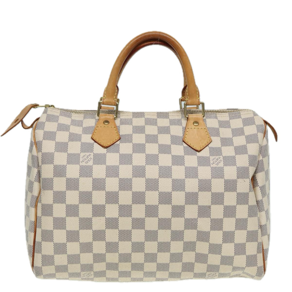 LOUIS VUITTON Damier Azur Hand Bag N41533 LV Auth 83992