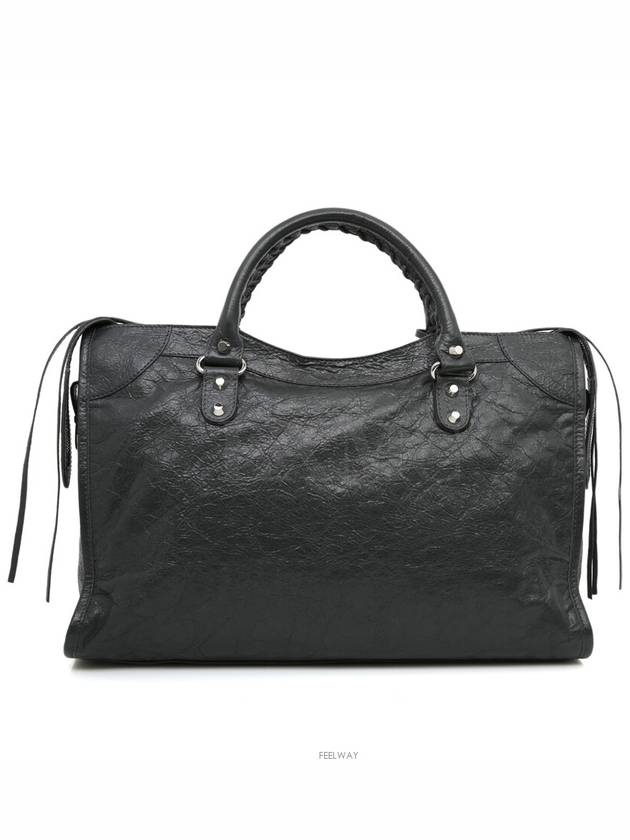 Luxury Balenciaga Trending 2026 City motor bag gray 505550 cross