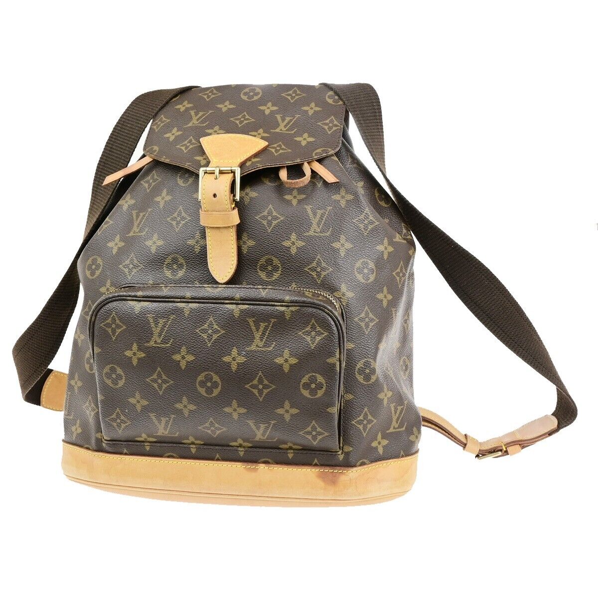 Louis Vuitton Montsouris Gm Canvas Backpack Bag