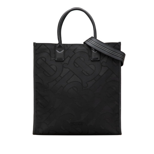 Burberry TB Monogram Canvas Leather 2way Bag
