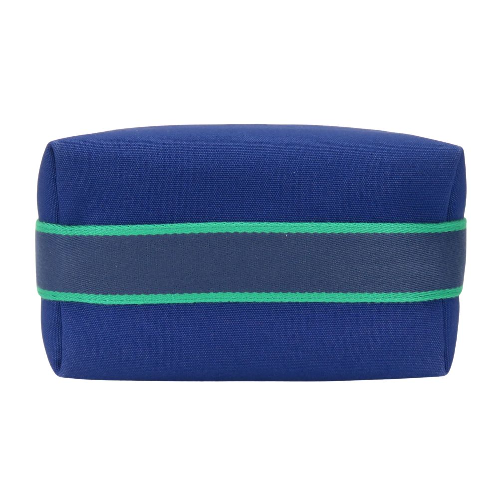 HERMES Pouch cotton Navy Brid a Black PM Women