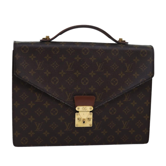 LOUIS VUITTON Monogram PorteDocuments Bandouliere Business Bag M53338 Auth 84036