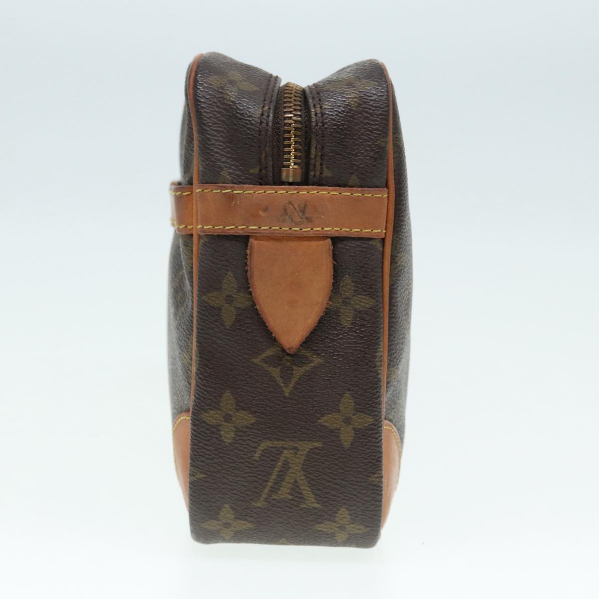 LOUIS VUITTON Monogram Compiegne 28 Clutch Bag LV Auth
