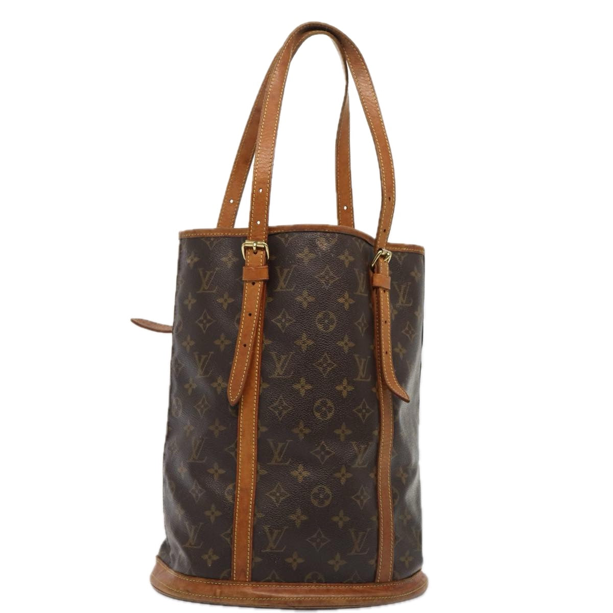 LOUIS VUITTON Monogram Bucket GM Shoulder Bag LV Auth