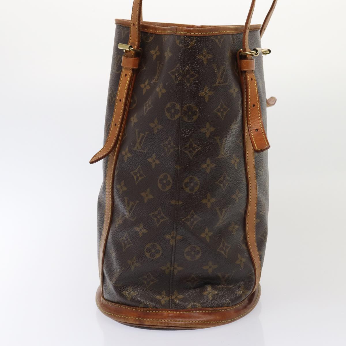 LOUIS VUITTON Monogram Bucket GM Shoulder Bag LV Auth