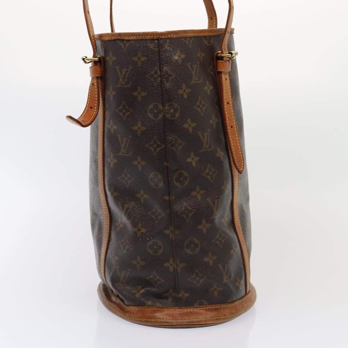 LOUIS VUITTON Monogram Bucket GM Shoulder Bag LV Auth