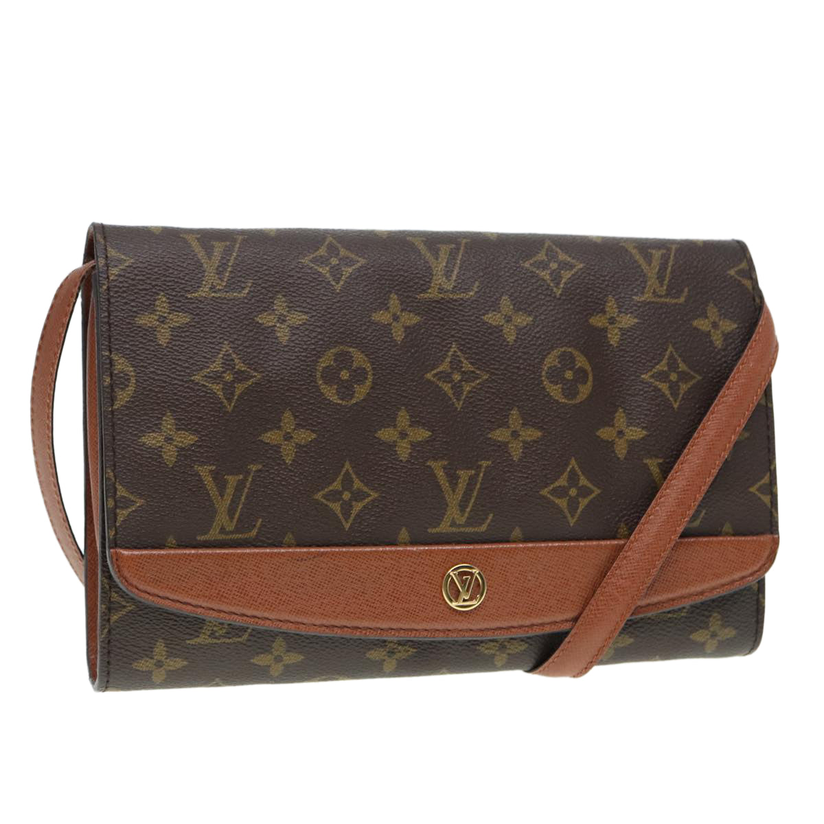LOUIS VUITTON Monogram Bordeaux 24 Shoulder Bag LV Auth
