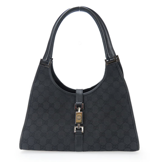 GUCCI Handbag 01719 GG canvas black Women