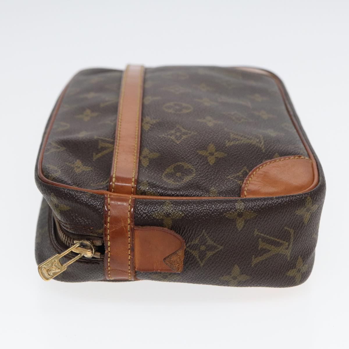 LOUIS VUITTON Monogram Compiegne 28 Clutch Bag M51845 LV Auth 84142