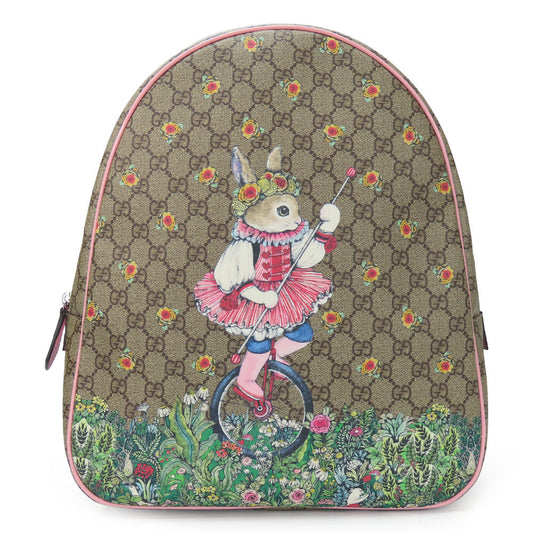 GUCCI Backpack 433578 GG Supreme Canvas beige Yuko Higuchi