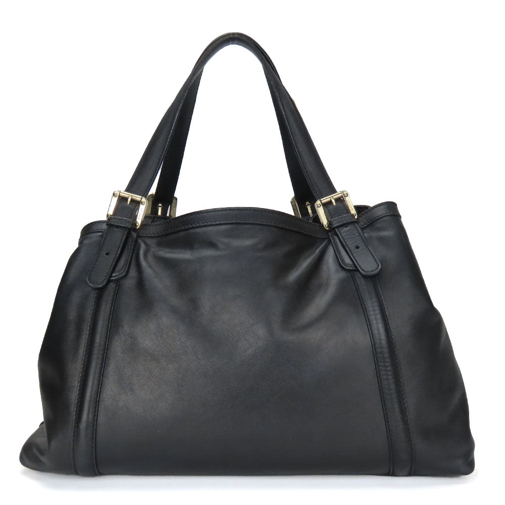 Gucci New Britt Double G Leather Tote Bag