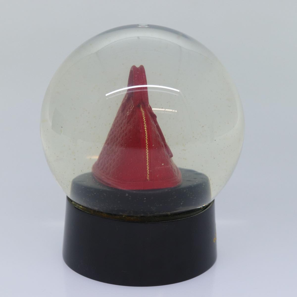 LOUIS VUITTON Snow Globe Alma VIP Limited Clear Red LV Auth Handbag