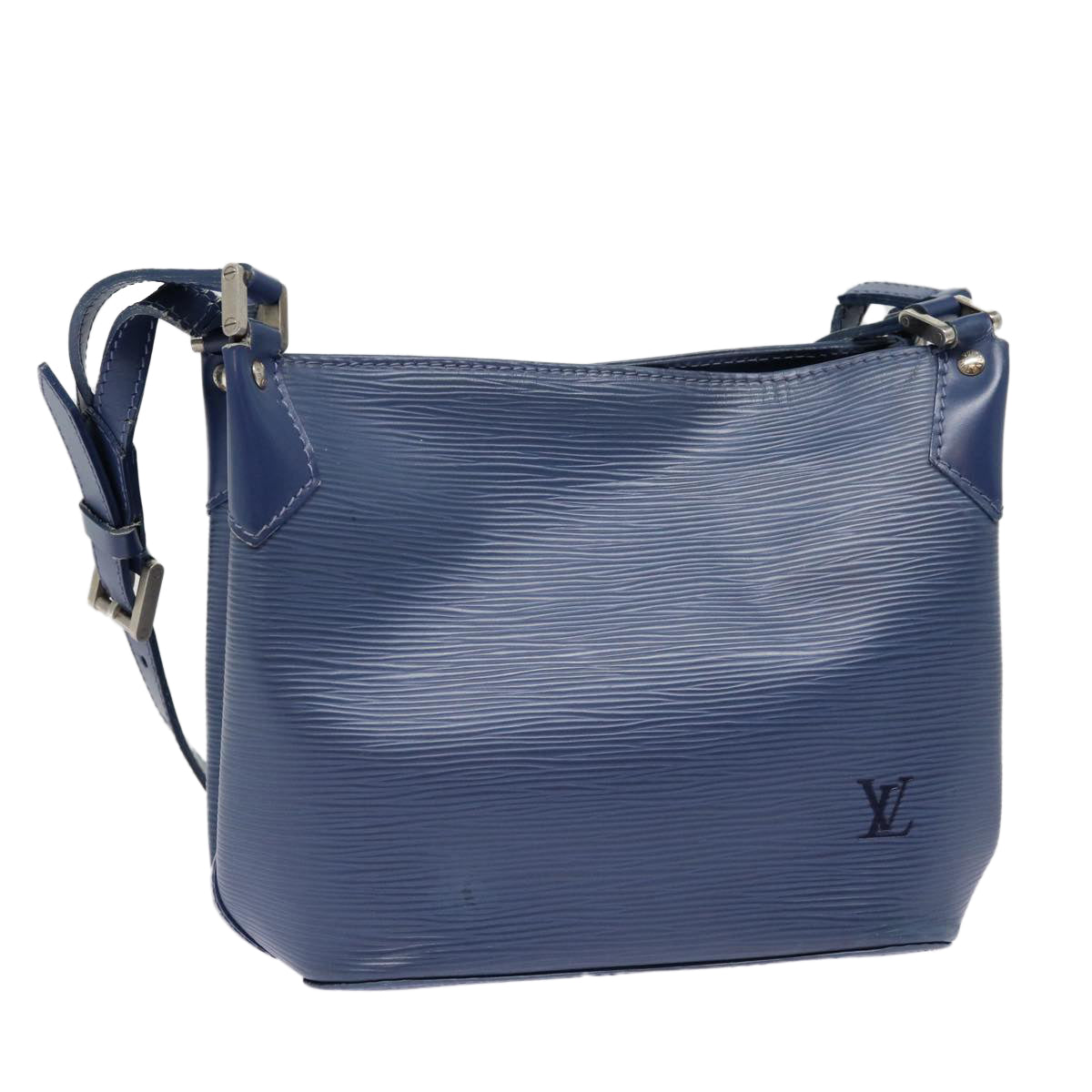 LOUIS VUITTON Epi Mandala PM Shoulder Bag Blue Myrtille M5893G LV Auth