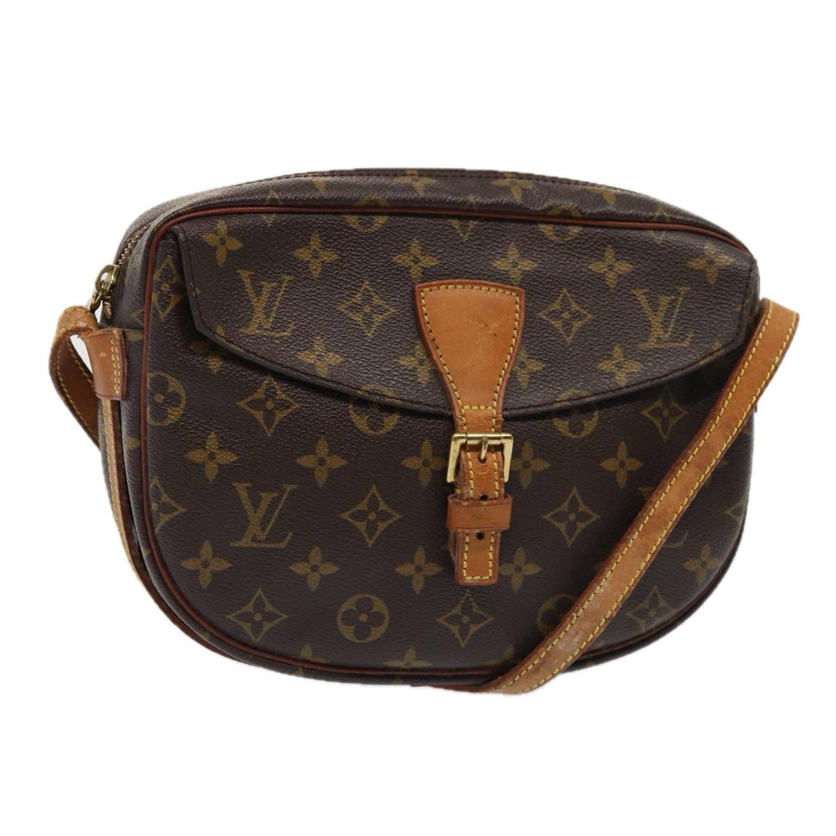LOUIS VUITTON Monogram Jeune Fille MM Shoulder Bag LV Auth